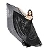 Dance Fairy Belly Dance Silk Isis Angel Wings Halloween Costumes Prop,Black(No Sticks)