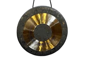 The Gong Shop 6” Chau Gong - Includes Gong Mallet & Hanging String/Authentic Chinese Chau Gong/Shimmering Wash/Focused Tone/Hand Selected For Quality/Great for Sound Healing, Home, or Office