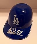 Magic Johnson Los Angeles Dodgers Signed Mini Ice Cream Helmet COA - PSA/DNA Certified - NBA Autographed Miscellaneous Items