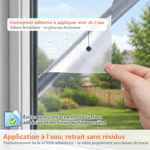 Zindoo Anti-Glare Anti-Heat Window Film 44.5 x 200 cm Good Mirror Effect Anti UV with Installation Kit Privacy Protection Sun Protection for Windows, Home, Office, Balcony, Shop