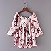 Women Blouse, Clearance 2018 Summer Off Shoulder Floral Printed Plus Size Casual Long Bell Sleeve Tops T Shirt