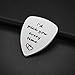 Anniversary Gifts for Him Men - Unique Birthday Gift for Musician Husband Boyfriend Fiancé Dad I'd Pick You Every Time Guitar Pick Music Jewelry Gift for Wedding Valentines Father's Day Christmas