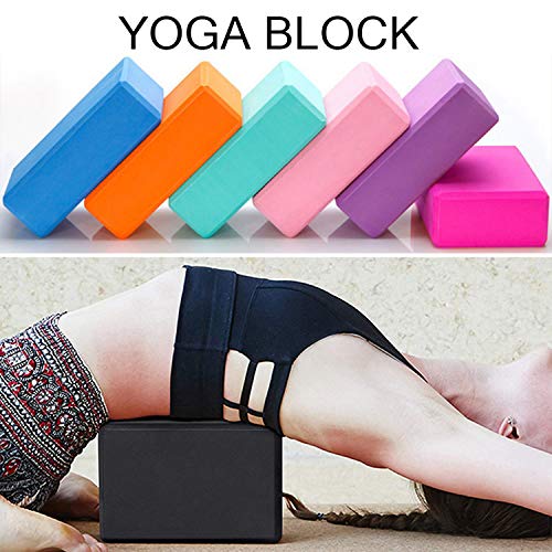 EUSIN-Yoga-Block-2pcs-Supportive-High-Density-EVA-Foam-Soft-Non-Slip-Surface-for-Yoga-Pilates-Meditation