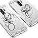 Caka Galaxy S9 Plus Case, Galaxy S9 Plus Glitter Case Mirror Series Luxury Cute Shiny Bling Mirror Makeup Case for Girls with Ring Kickstand Diamond TPU Case for Samsung Galaxy S9 Plus (Silver)