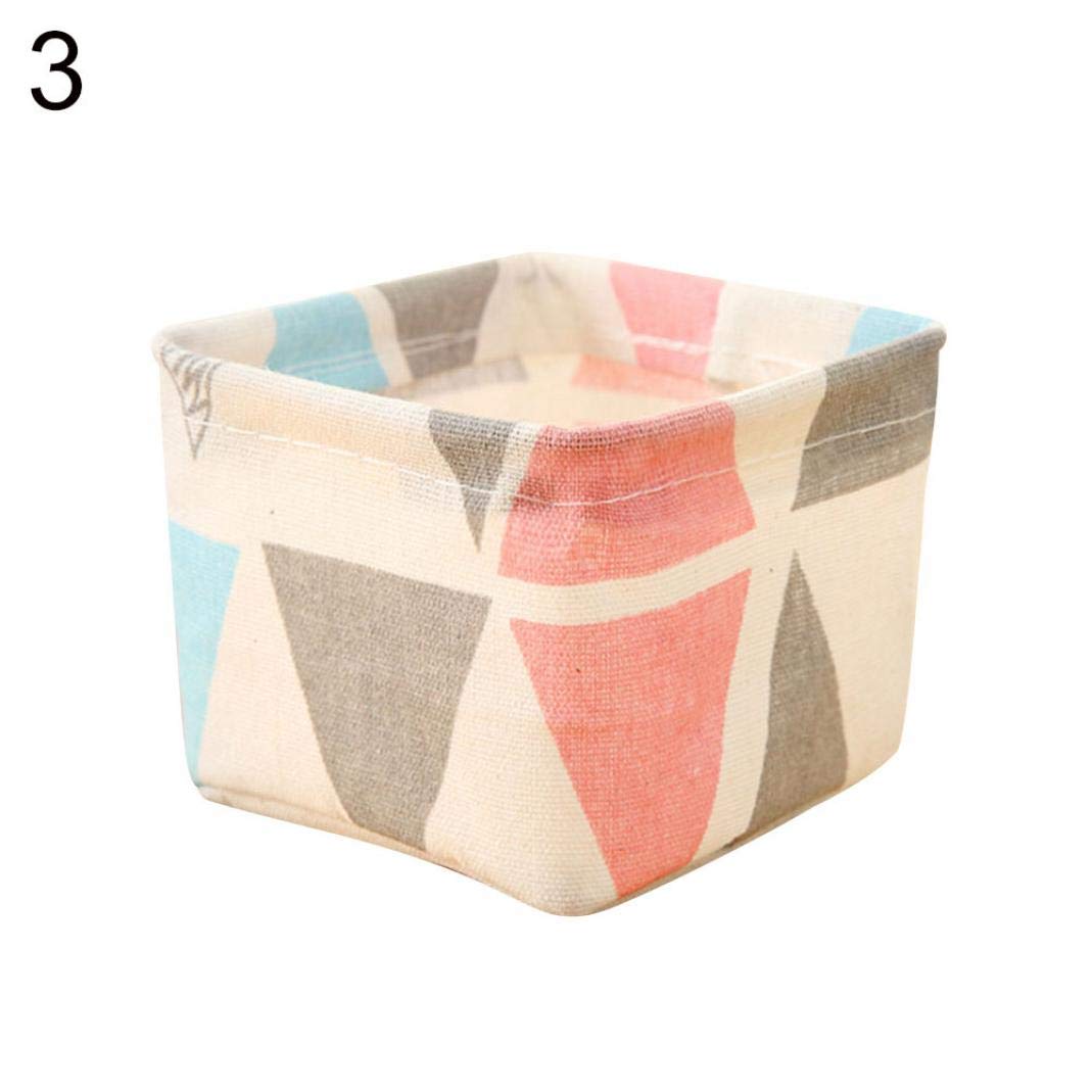 Enticerowts Cesta de Almacenamiento Caja de Almacenamiento de Tela
