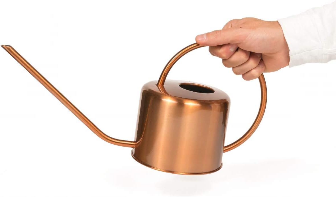 Homarden Copper Colored Watering Can for Outdoor and Indoor House Plants, 40oz : Garden & Outdoor