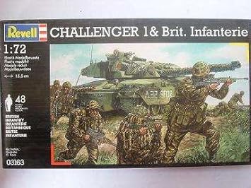 CHALLENGER 1 BRITISH INFANTERIE 3163 03163 1/72 REVELL MODELLPANZER MODELL PANZER