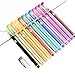 Colored Gel Pens with Diamond Tip and Scale, Fine Point Pens for Coloring Books Bullet Journal Scrapbooks Writing Notes Taking by Magicdo (0.5mm,12 Colors)