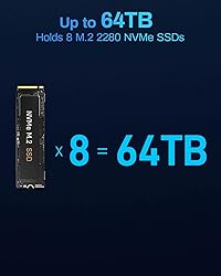 TERRAMASTER F8 SSD Plus NAS - 8Bay All SSD NAS