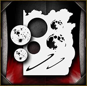 Amazon.com: Moon/Planets AirSick Airbrush Stencil Art Design Template