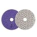 GoYonder 4 Inch Wet or Dry Diamond Polishing Pads Set of 3pcs, Stone Granite Polish Pad Kit 50-6000 Grit Polishing Pad for Grinder, Polisher, Drill, 105mm Marble Polishing Pad in 3 Steps