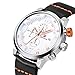 Watches, Fashion Men Sports Watches Analog Quartz Leather Band Wrist Watch for Men, with Scratch Resistant Face Calendar Date Window, Good Gift for Business Cooperator and Client