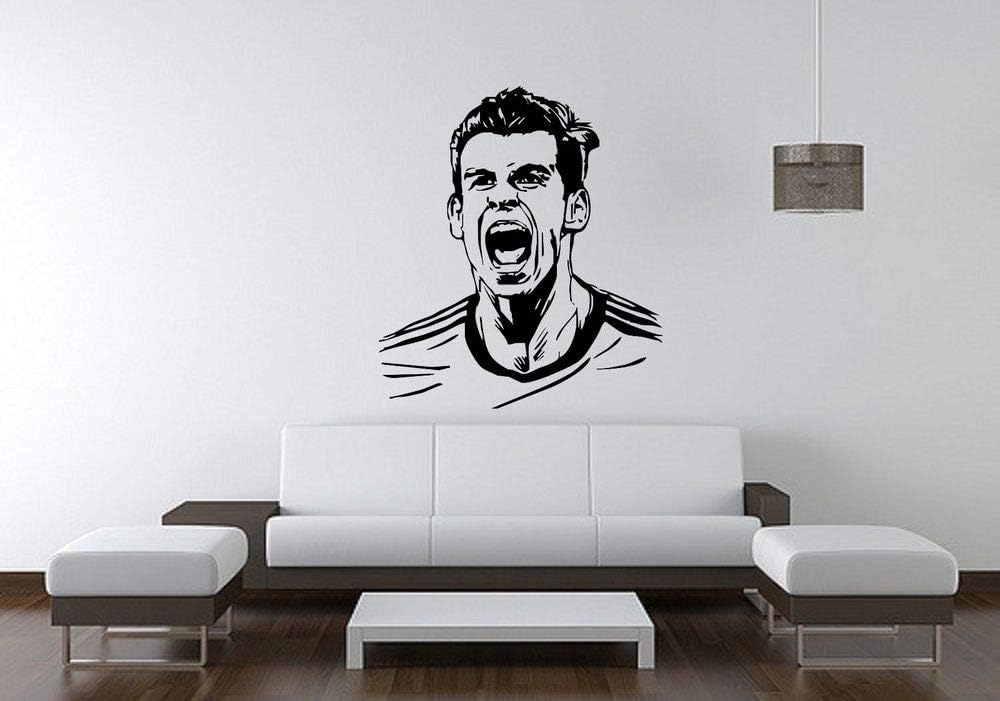 Wall Sticker Mural Decal Vinyl Decor Gareth Bale Footballer for Real Madrid