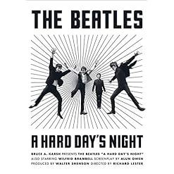 Poster Affiche The Beatles A Hard Day’s Night Classic Movie Original - Les Beatles, Paul McCartney, John Lennon, RIngo Starr, George Harrison