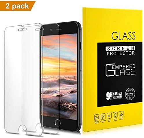 [2 Pack] Basse Compatible Screen Portector Phone 8, Phone 7 (4.7’’ inch)