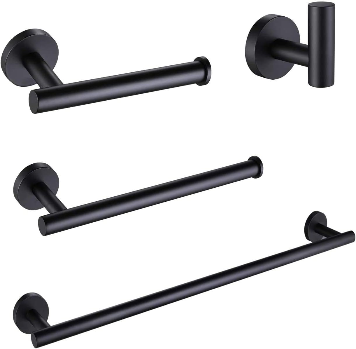 Amazon.com: BAGNOLUX Bathroom Hardware Accessories Set 4-Piece