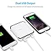 Palm-Sized OLALA G3 10400mAh Portable Charger with Dual USB Port & Scratch Resistant Surface External Battery Pack for iPhone iPad Samsung