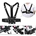 Luxebell Basic Common Accessories for Gopro Hero 5/4/3+/3/2/1, DBPOWER Waterproof Action Cam 12MP/ EX5000 WIFI 14MP FHD