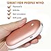 KEROLFFU Rechargeable Hand Warmer 5200mAH Electronic Portable Heating USB Backup Power Back Battery for Samsung iPhone