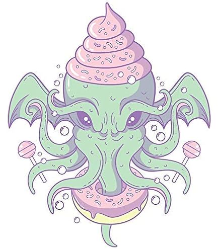 Baby Baphomet Car Magnet - 5" Pastel Artwork Flexible Vinyl Bumper Sticker