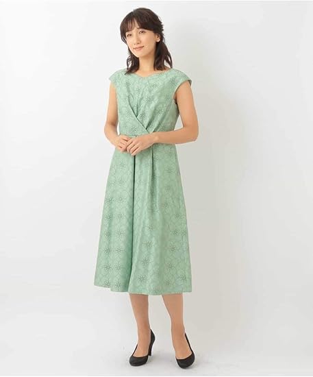 Amazon ホコモモラ Jocomomola Paz Emb シャンタン刺繍スリーブレスワンピース ワンピース チュニック 通販