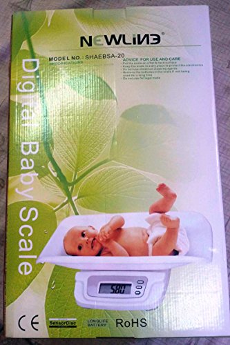 Newline Digital Weight Track Baby Scales White, Pet Scale