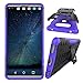 LG V20 Case, Asstar LG V20 Case Cover, Heavy Duty Dual Layers Rugged Hard Back Shell With Kickstand Durable Anti-Slip Protective Case for LG V20 (2016) (Purple)