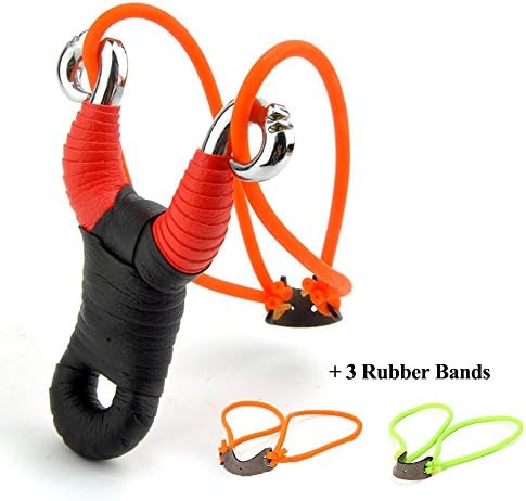 Outdoor Slingshot Stainless Steel Catapult Professional Hunting Games Sling Shot (No.3)