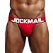 BOLUOYI Underwear for Men,Mens Sexy Underwear Shorts Underpants Letter Pouch Soft Briefs Panties,Red,XL