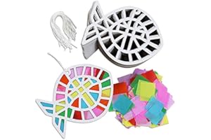 Kipp Brothers 24 Pack DIY Suncatcher Paper Crafts (Fish)