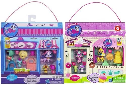 Littlest Pet Shop Sweetest Delights Bakery & Shopping Sweeties Combo Pack
