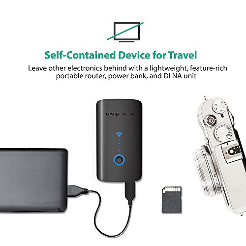 RAVPower FileHub Plus, Wireless Travel Router (Renewed) Pricepulse