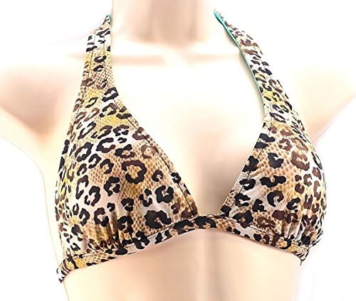 SO Mercy Reversible Animal Print Bikini Top Size Large