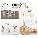 Acrylic Gold Tape Dispenser,Clear Acrylic Desk Dispenser Kit , Modern Design Office Desktop Tape Dispense