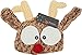 Bienvenu Christmas Santa's Reindeer Crochet Toddler Baby Hat Beanie Photo Prop,Small Brown
