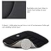 SmartDirect Coccyx Care Memory Foam Seat Cushion for Car Office Home Use (Black)
