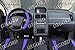 Oxgord 17pc Set Flat Cloth Mesh / Purple & Black Auto Seat Covers Set - Airbag Compatible - Front Low Back Buckets - 50/50 or 60/40 Rear Split Bench - 5 Head Rests - Universal Fit for Car, Truck, Suv, or Van - FREE Steering Wheel Cover