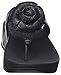 FitFlop Women's Glitterosa Flip Flop, All Black, 7 M US