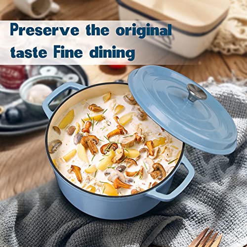 Dutch Oven 5 Quart, Nonstick Dutch Oven,Dutch Oven Pot with Lid