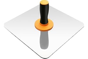 AOZBZ Drywall Hawk - 12 inch Aluminum Plaster Hawk Mortar Board Holder With Ergonomics Handle Smooth Edges Round Corners Design, Professional Stucco Plaster Tool