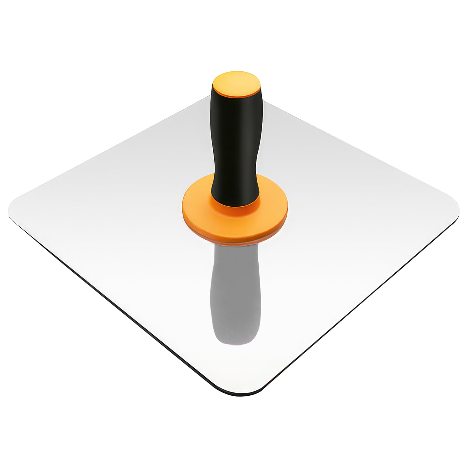 Photo 1 of Drywall Hawk - 12 inch Aluminum Plaster Hawk Mortar Board Holder With Ergonomics Handle Smooth Edges Round Corners Design, Professional Stucco Plaster Tool