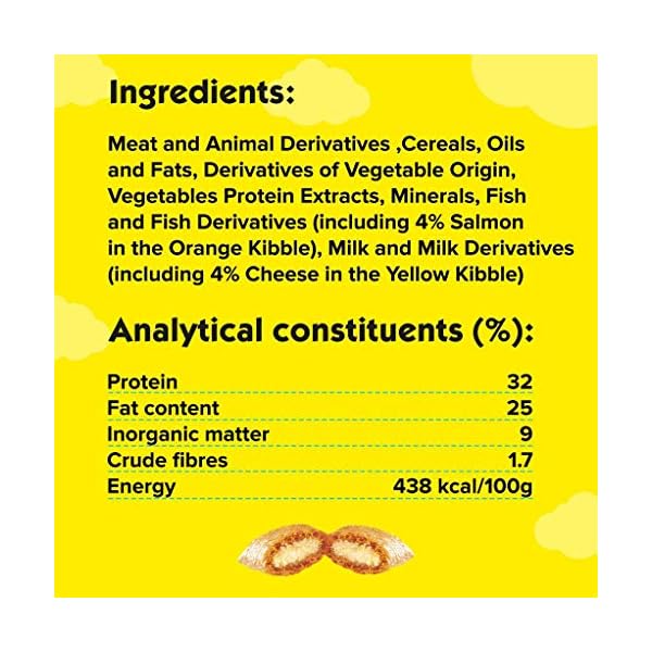 Dreamies Cat Treats Variety Pack, snacks with chicken, salmon flavour and cheese, 60 g (Pack of 12)