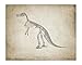 Dinosaur Art Prints – Set of Six (6) Prints – Size 8”x10” – Unframed Prints – Matte Finish – Great Gift for any Kid!