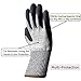 Grip Coating Cut Resistant Gloves Sleeves 2 Pack, Non-Slip Breathable Work Gloves, Dexterity Durable for Kitchen Fishing Garden Construction Mechanic Auto Restoration Multipurpose - 2 Pairs