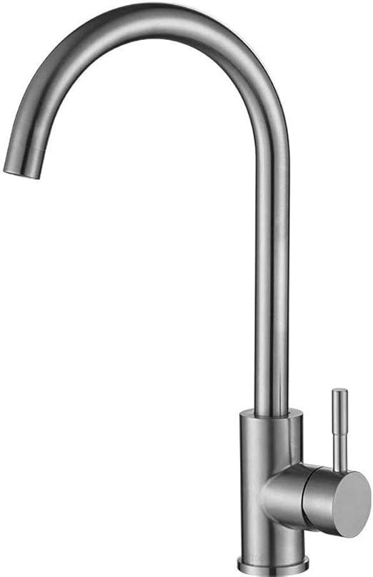 Grifo de cocina Actualiza acero inoxidable cepillado Níquel cuenca del