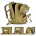 LeisonTac Military Tactical Backpack, Hydration Back Pack, 3 Day Assault Pack, Camping Rucksack with ISO Standard, 42L (Coyote)