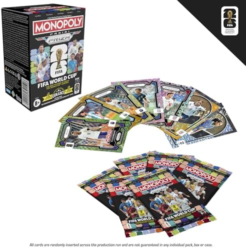Panini Prizm: FIFA World Cup Trading Cards Booster Box | aktuelle Stars und FIFA World Cup Legends | Geschenke für Fußballfans