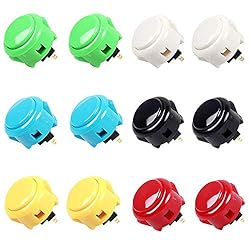 Sanwa 12 pcs OBSF-30 Original Push Button 30mm