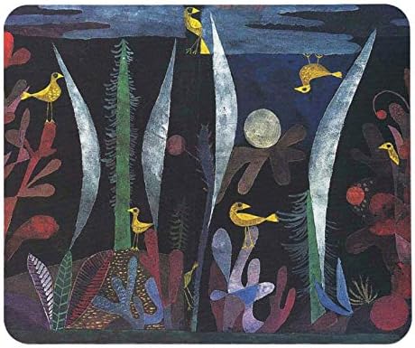 Amazon Co Jp パウル クレー 黄色い鳥のいる風景 のマウスパッド フォトパッド 世界の名画シリーズ ホーム キッチン
