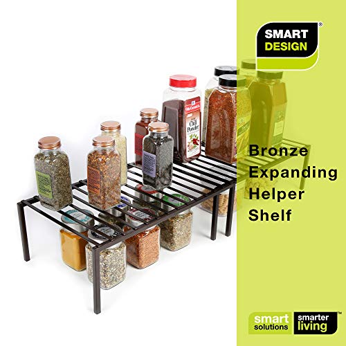 Smart Design Premium Storage Shelf Rack Set of 6 Large
